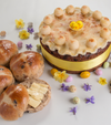 Seasonal Easter bakes prepared during an Easter baking workshop
